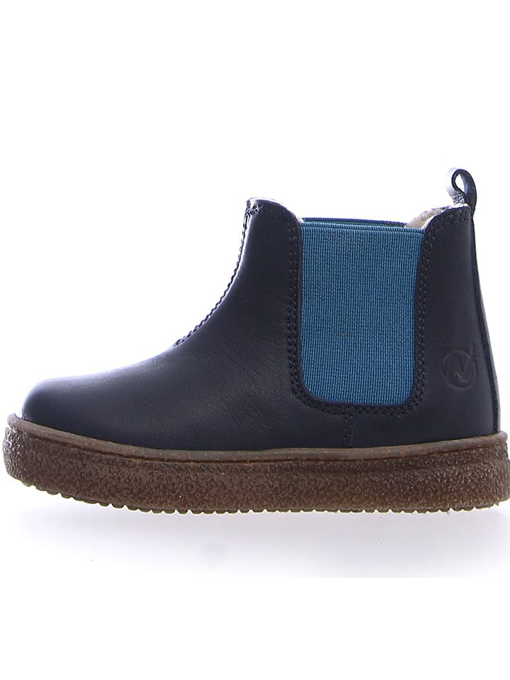 Naturino Skórzane sztyblety w kolorze granatowym rozmiar: 28