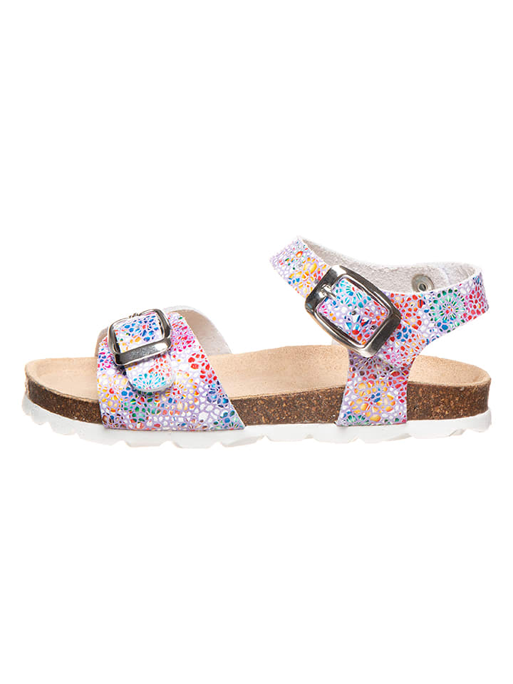 BIO PINGÜIN Sandały w kolorze lawendowym ze wzorem rozmiar: 34