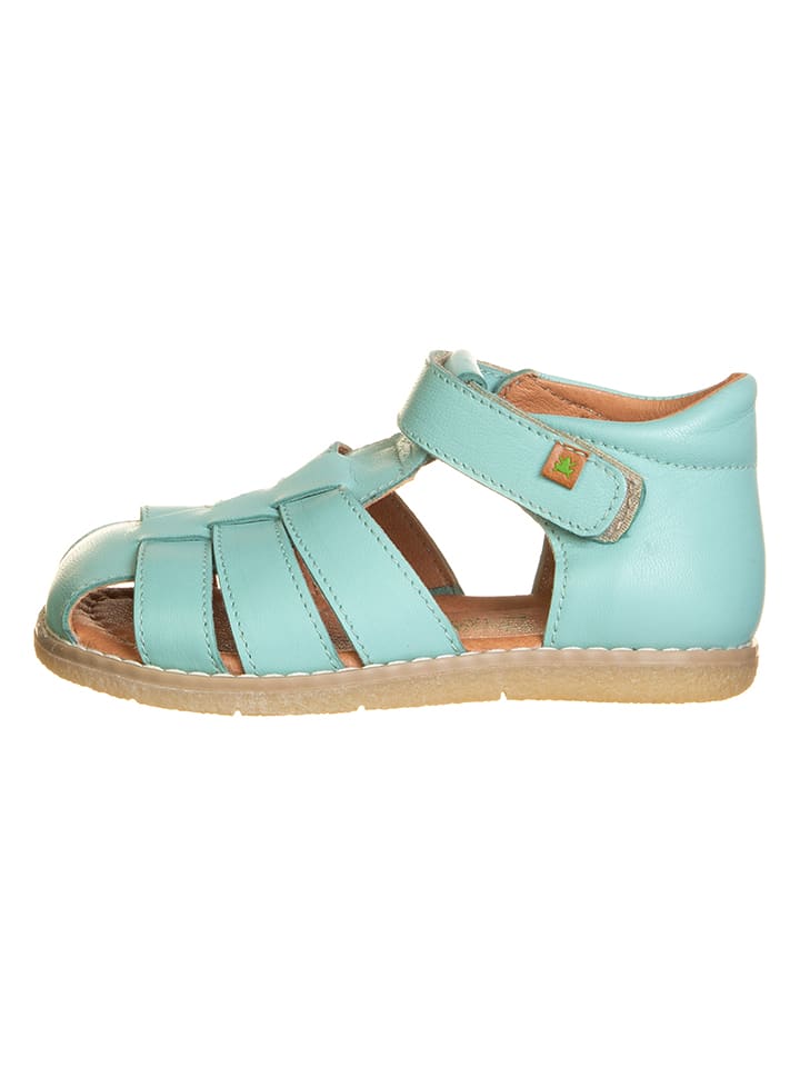 El Naturalista Skórzane półsandały "Africa" w kolorze miętowym rozmiar: 29