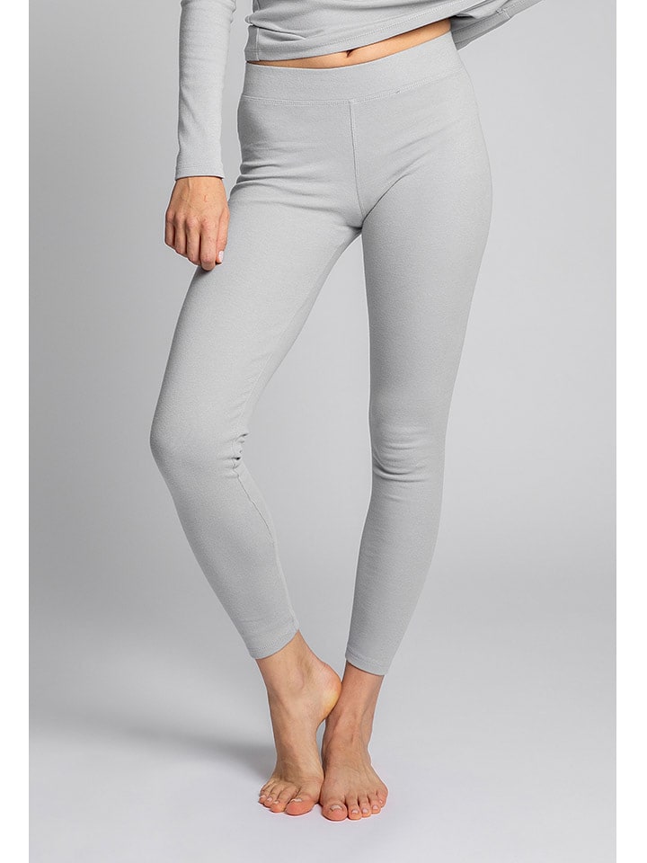 La Lupa Legginsy w kolorze jasnoszarym rozmiar: L