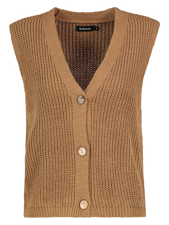 Sublevel Kamizelka w kolorze brązowym rozmiar: S
