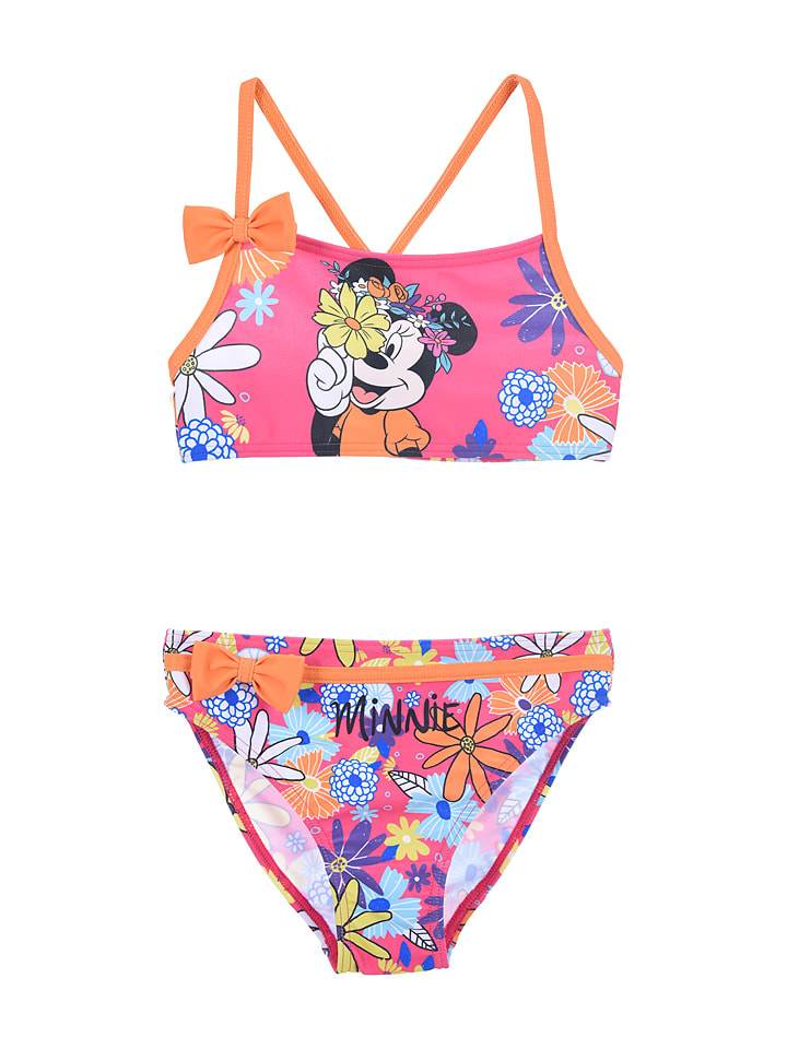 MINNIE MOUSE Bikini "Minnie" w kolorze różowym ze wzorem rozmiar: 104