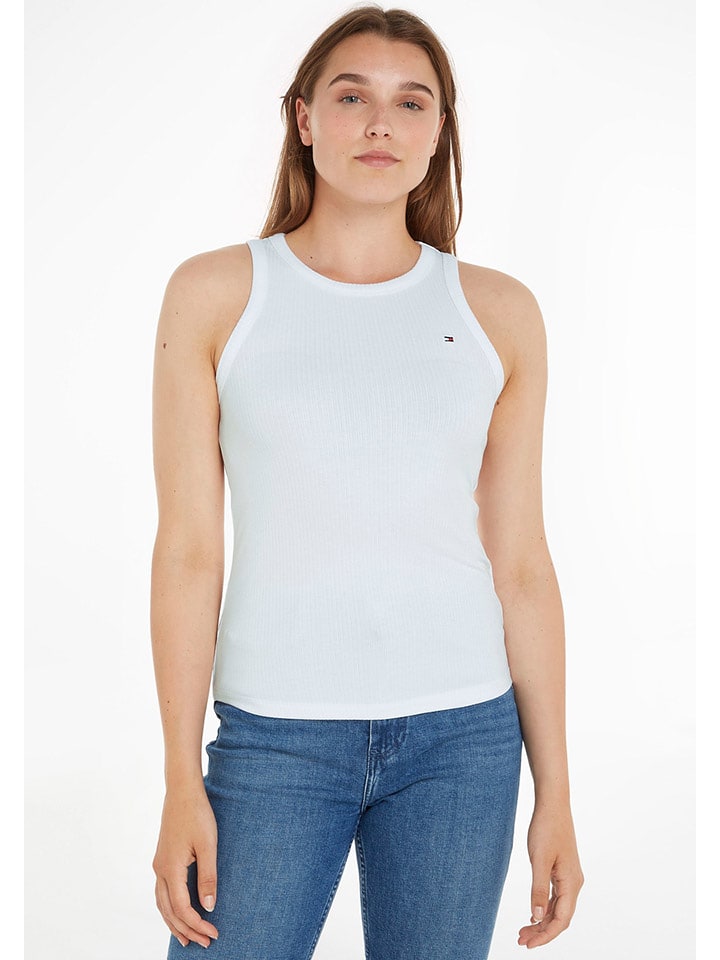 Tommy Hilfiger Top w kolorze białym rozmiar: XL