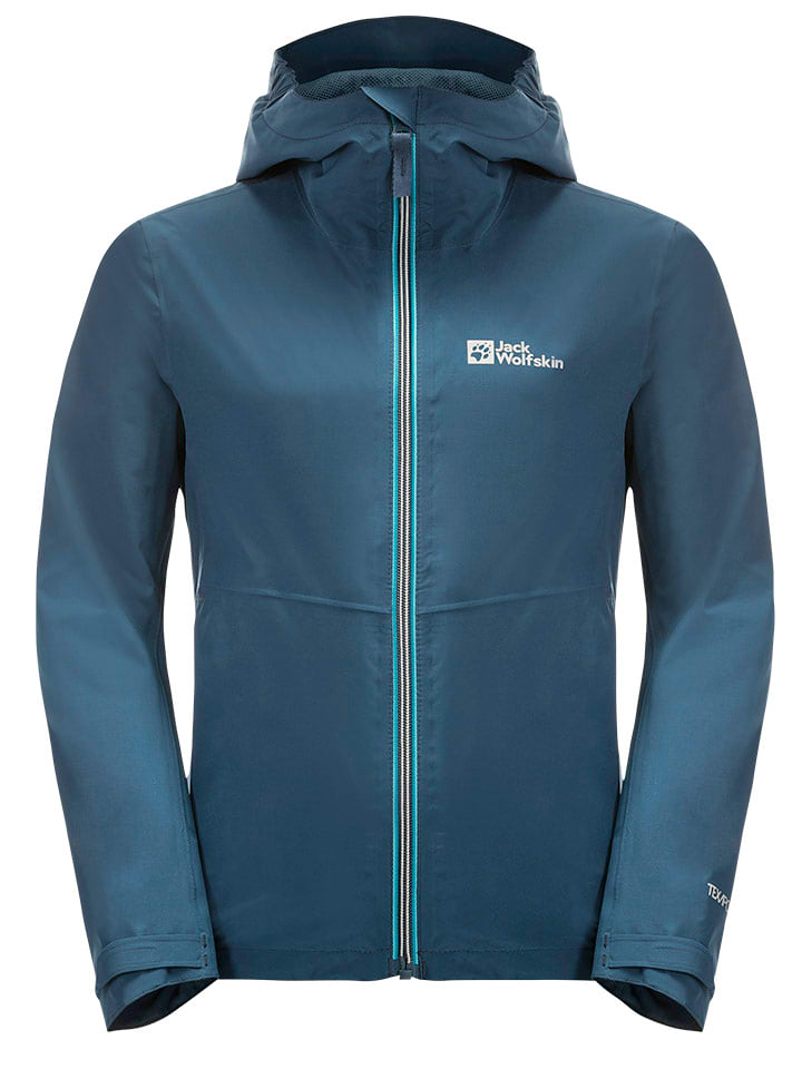 Jack Wolfskin Kurtka funkcyjna "Jwp Shell" w kolorze niebieskim rozmiar: 128