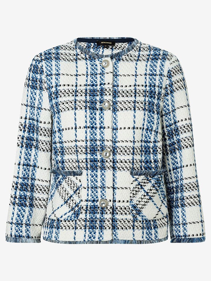 More & More Kurtka w kolorze kremowo-niebieskim rozmiar: 40