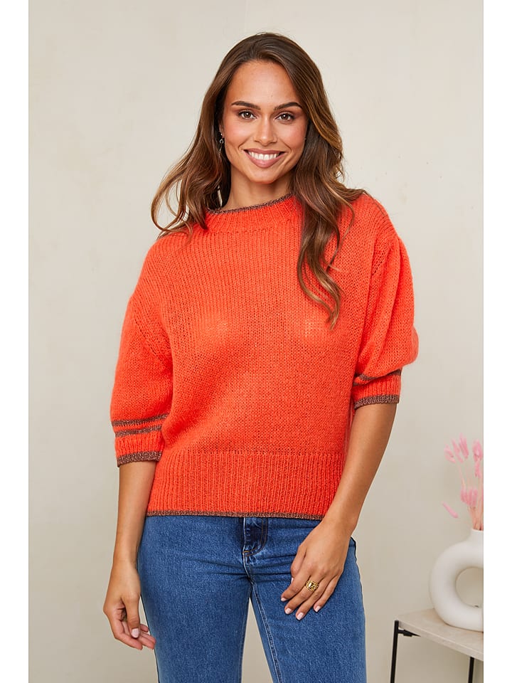 L'armoire de Suzette Sweter w kolorze pomarańczowym rozmiar: 36/38