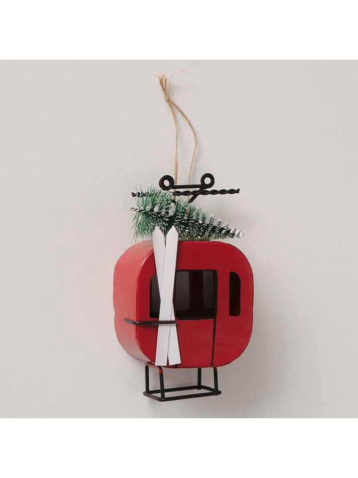Boltze Zawieszka świąteczna "Galero" w kolorze czerwono-zielonym - wys. 13,5 cm rozmiar: onesize