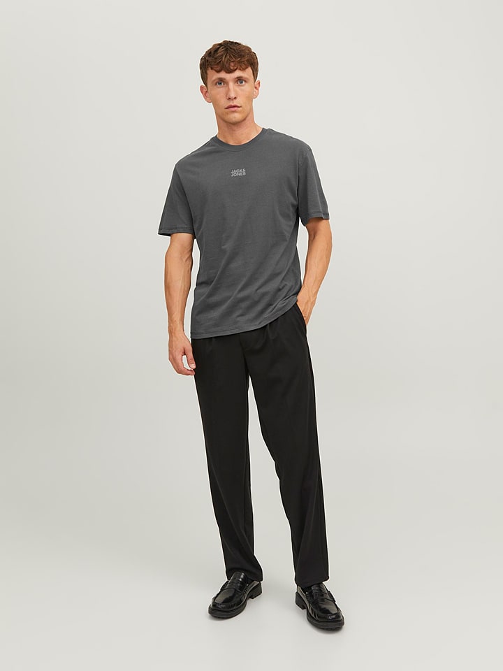 Jack & Jones Koszulka w kolorze antracytowym rozmiar: S