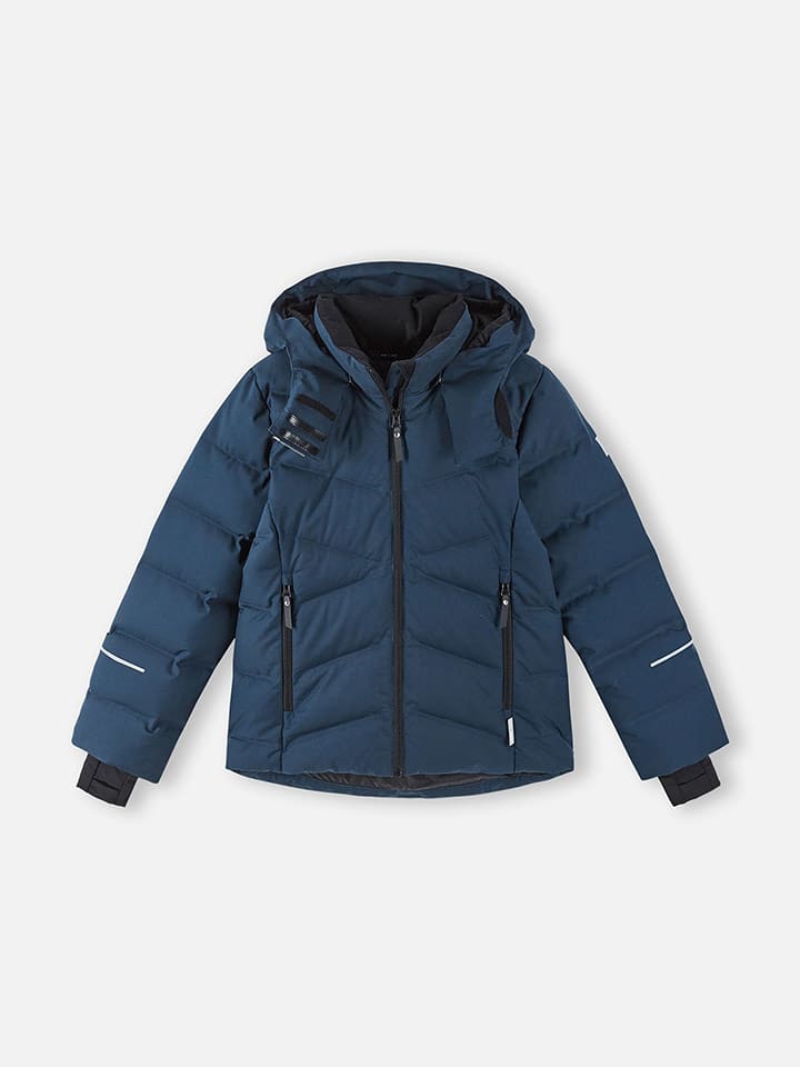 Reima Kurtka puchowa "Vuono" w kolorze granatowym rozmiar: 122