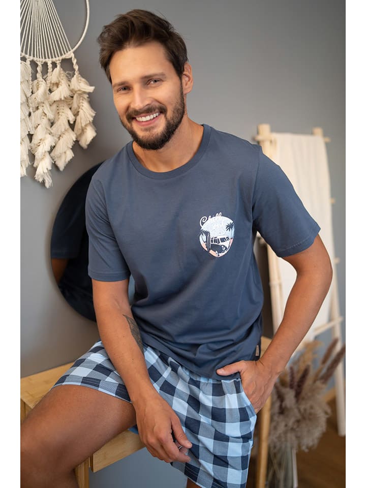 Doctor Nap Piżama w kolorze niebieskim rozmiar: M