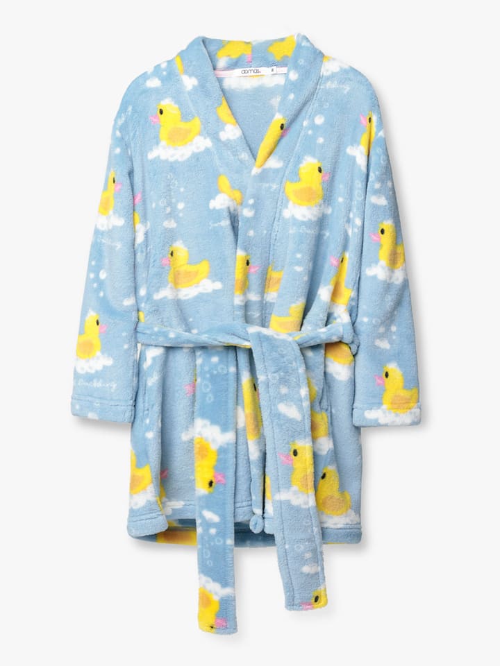 admas Szlafrok "Admas" w kolorze błękitno-żółtym rozmiar: 140