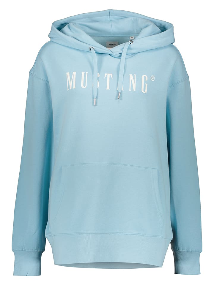 Mustang Bluza w kolorze błękitnym rozmiar: XXL