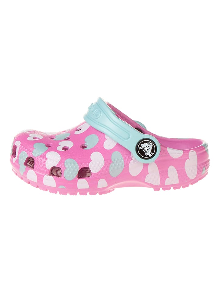 Crocs Chodaki "Easy Icon" w kolorze różowym rozmiar: 24/25