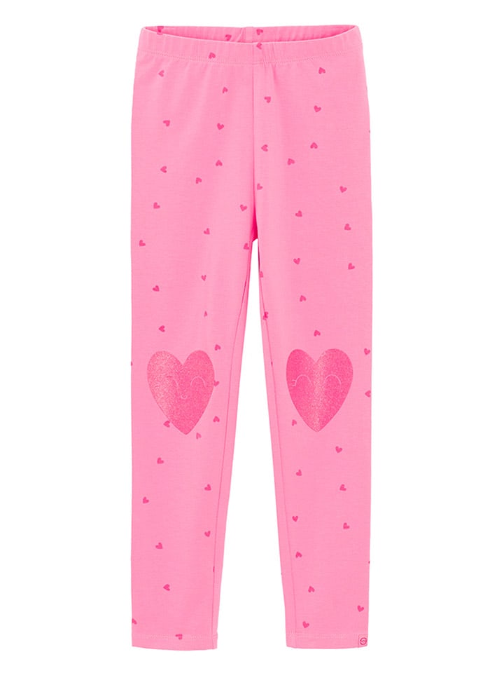 COOL CLUB Legginsy w kolorze różowym rozmiar: 128