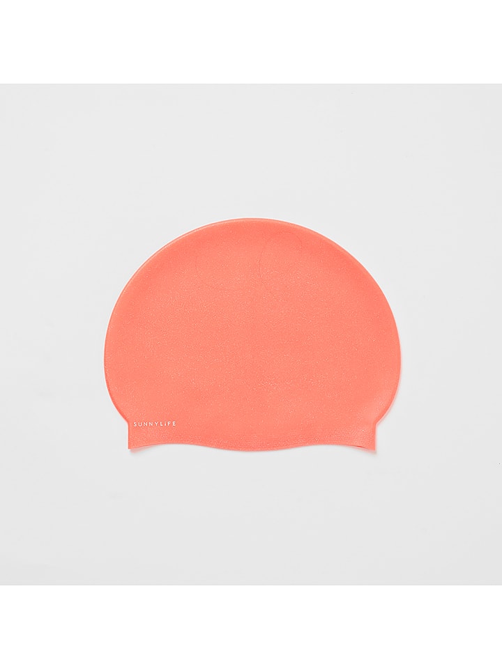Sunny Life Czepek pływacki "Heart" w kolorze różowym - 22 x 21 cm rozmiar: onesize