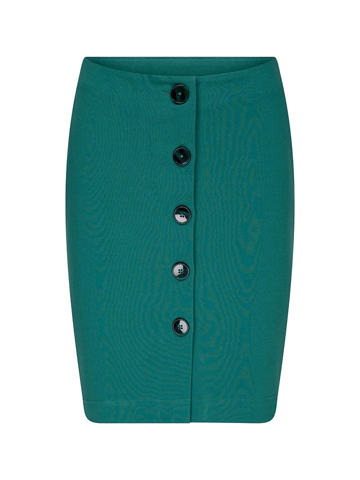 4funkyflavours Spódnica "I Can't Kick This Feeling When It Hits" w kolorze zielonym rozmiar: XL