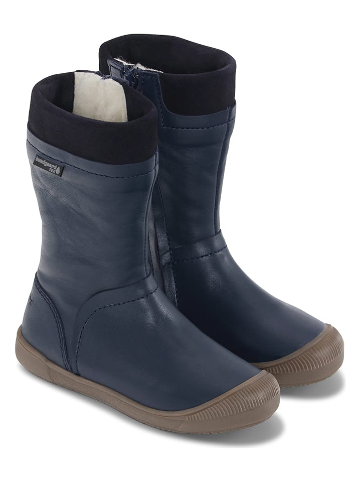 Bundgaard Skórzane kozaki zimowe "Giia" w kolorze granatowym rozmiar: 29