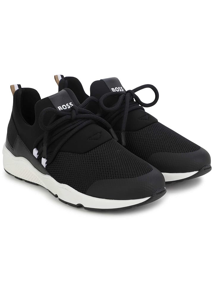 Hugo Boss Kids Sneakersy w kolorze biało-czarnym rozmiar: 37