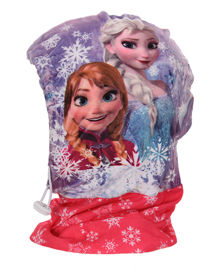 Disney Frozen Kominiarka "Kraina Lodu" w kolorze różowym ze wzorem rozmiar: onesize