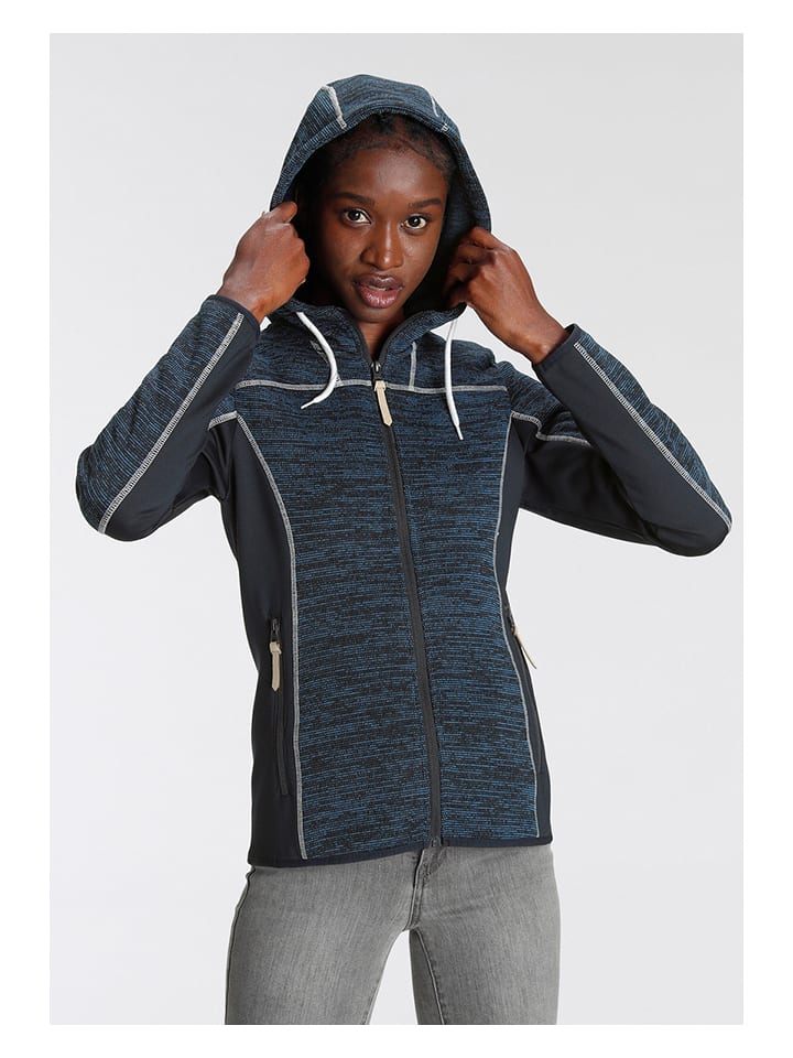 Icepeak Kurtka polarowa w kolorze granatowym rozmiar: L