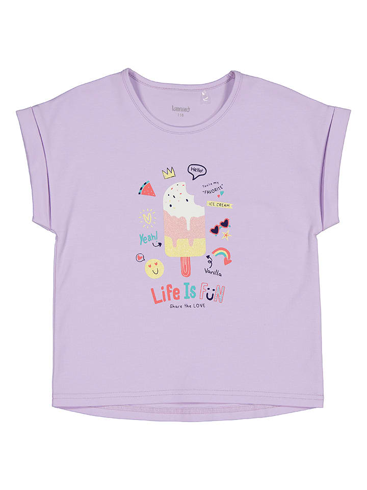 lamino Koszulka w kolorze lawendowym rozmiar: 104