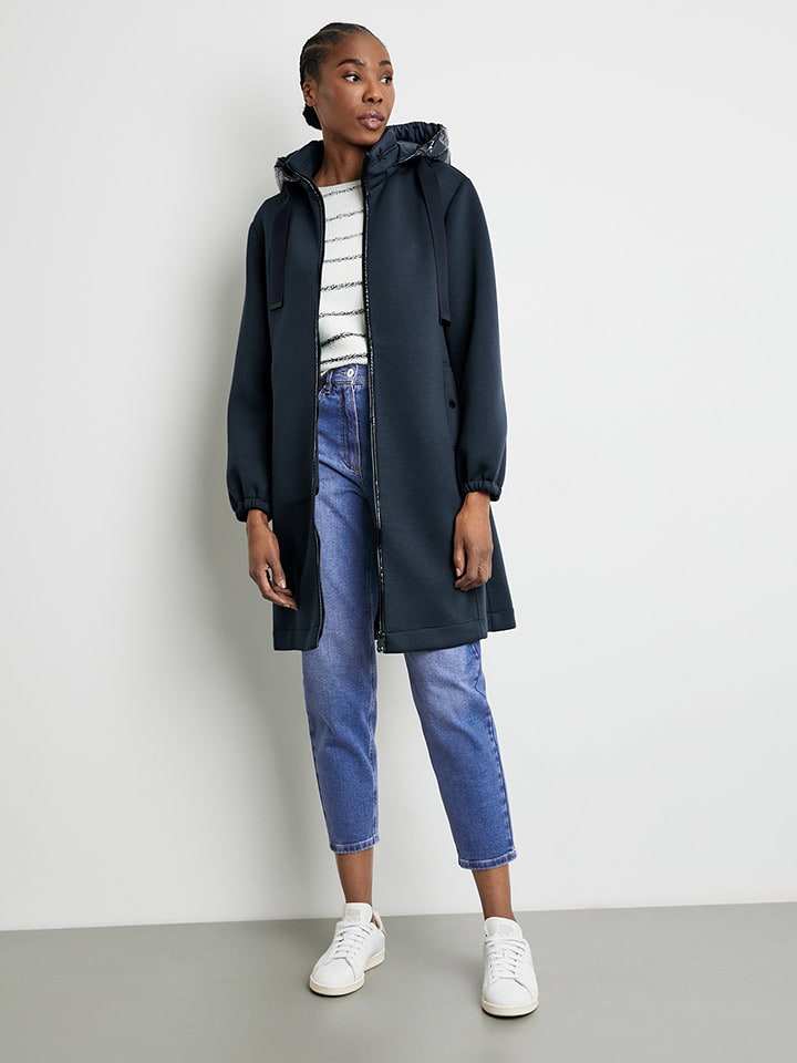 Gerry Weber Płaszcz przejściowy w kolorze granatowym rozmiar: 42