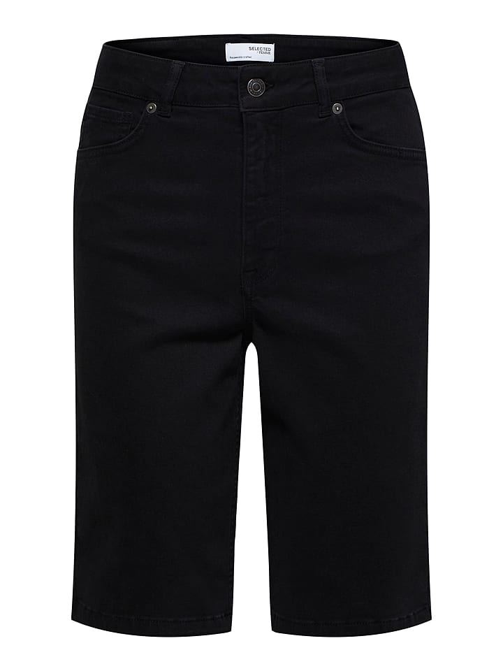 SELECTED FEMME Szorty "Kyla" w kolorze czarnym rozmiar: 40