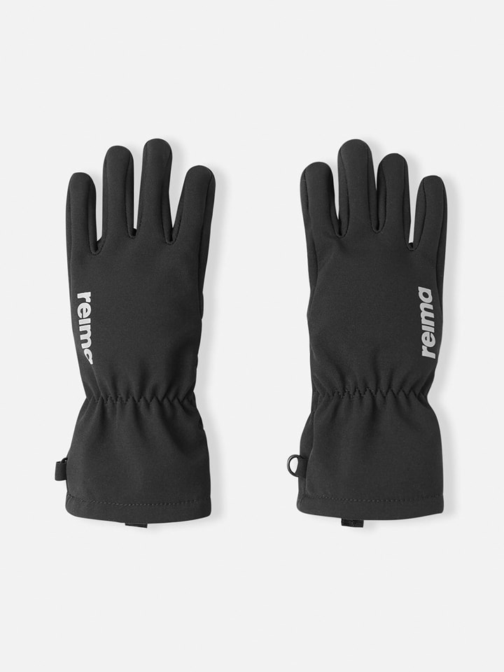 Reima Rękawiczki softshellowe "Tehden" w kolorze czarnym rozmiar: 8