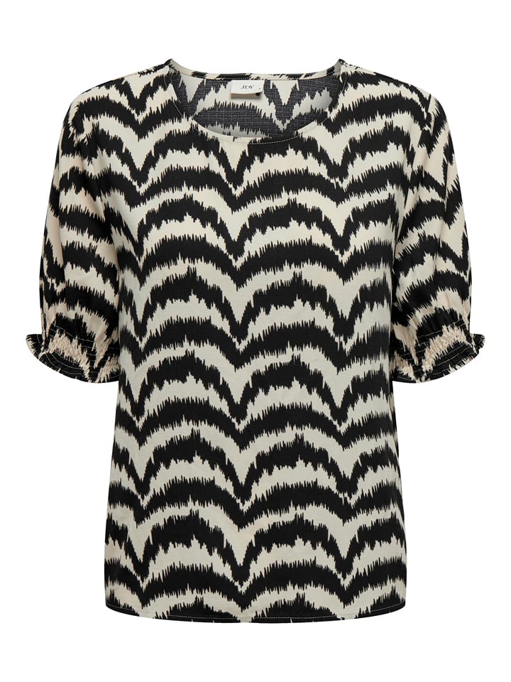 JDY Bluzka w kolorze czarno-kremowym rozmiar: XS