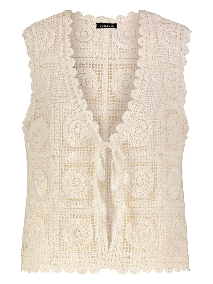 Sublevel Kamizelka w kolorze beżowym rozmiar: onesize