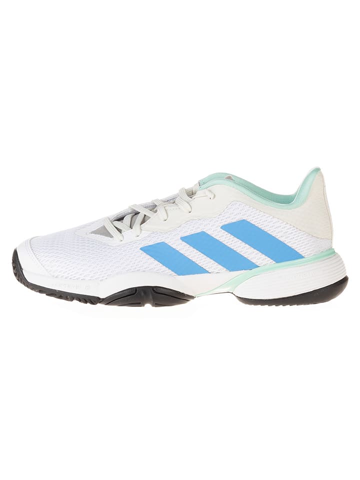 adidas Buty sportowe "Barricade" w kolorze biało-błękitnym rozmiar: 38 2/3