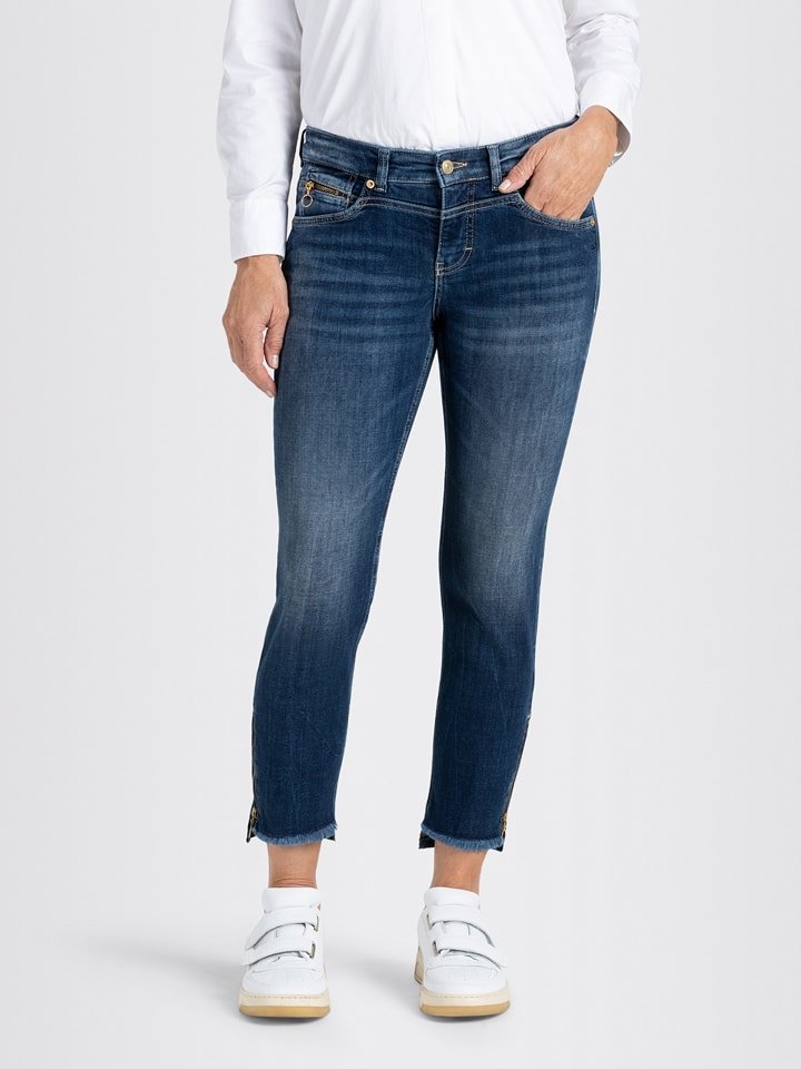 MAC Dżinsy "Rich" - Slim fit - w kolorze granatowym rozmiar: 34/L26