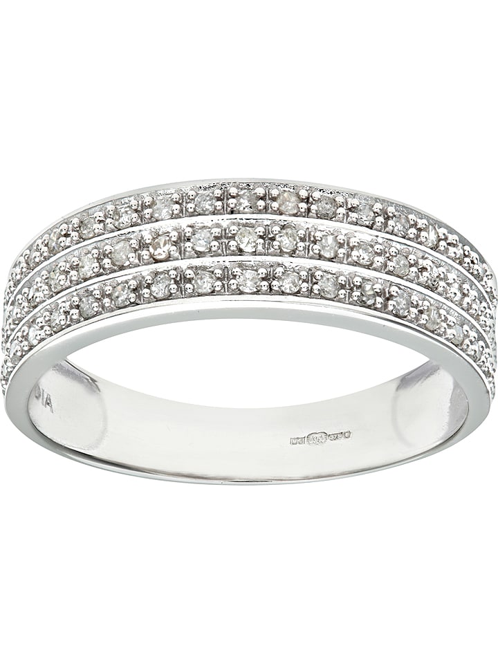 Diamant Exquis Złoty pierścionek z diamentami rozmiar: 50