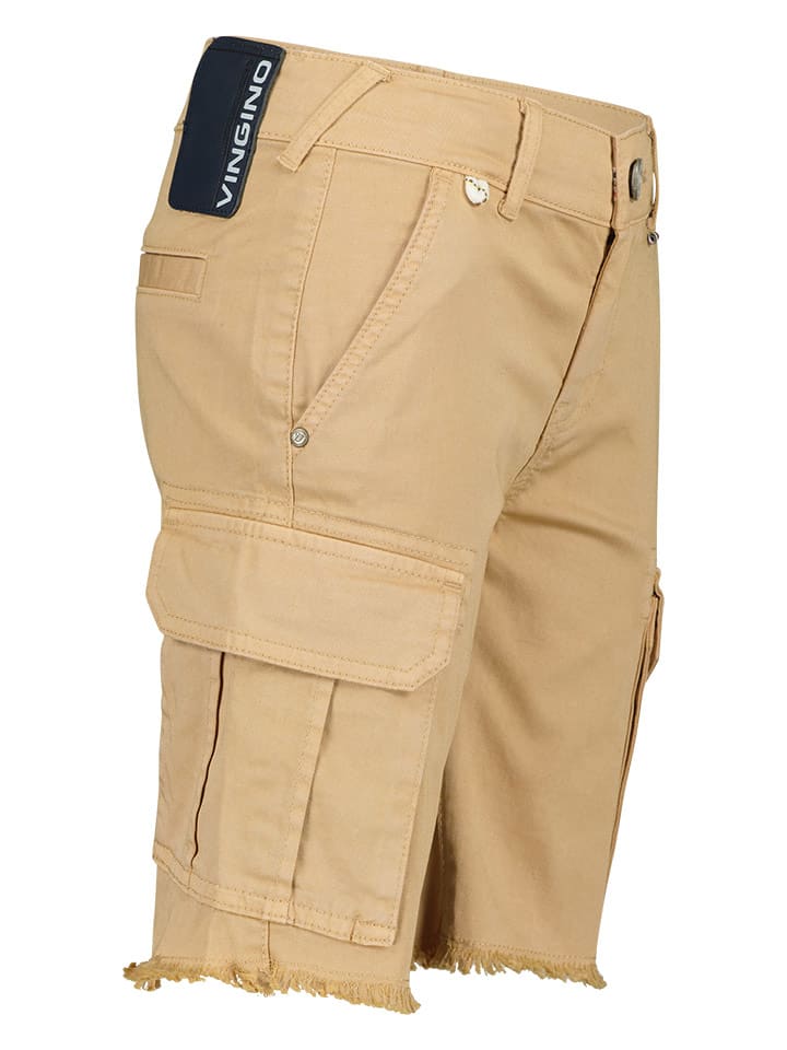 Vingino Bojówki "Revi" w kolorze beżowym rozmiar: 146