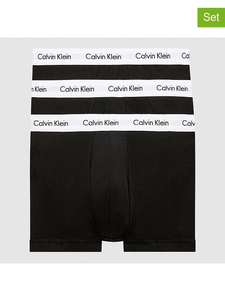 CALVIN KLEIN UNDERWEAR Bokserki (3 pary) w kolorze czarnym rozmiar: S