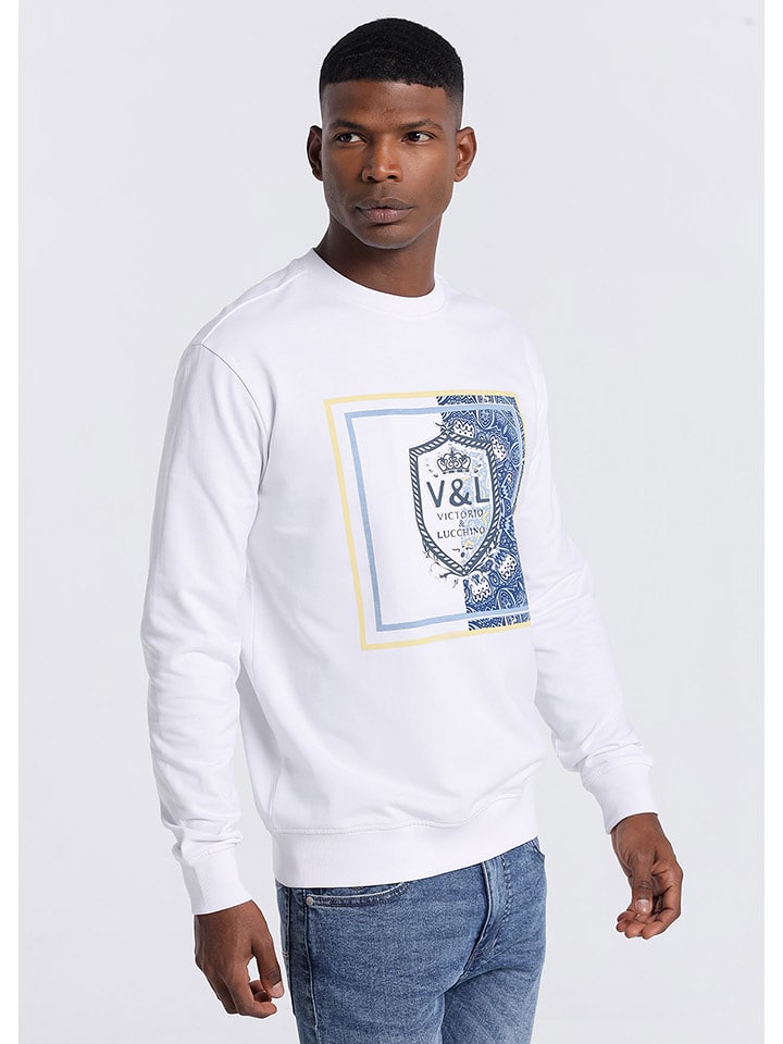 Victorio & Lucchino Bluza w kolorze białym rozmiar: M
