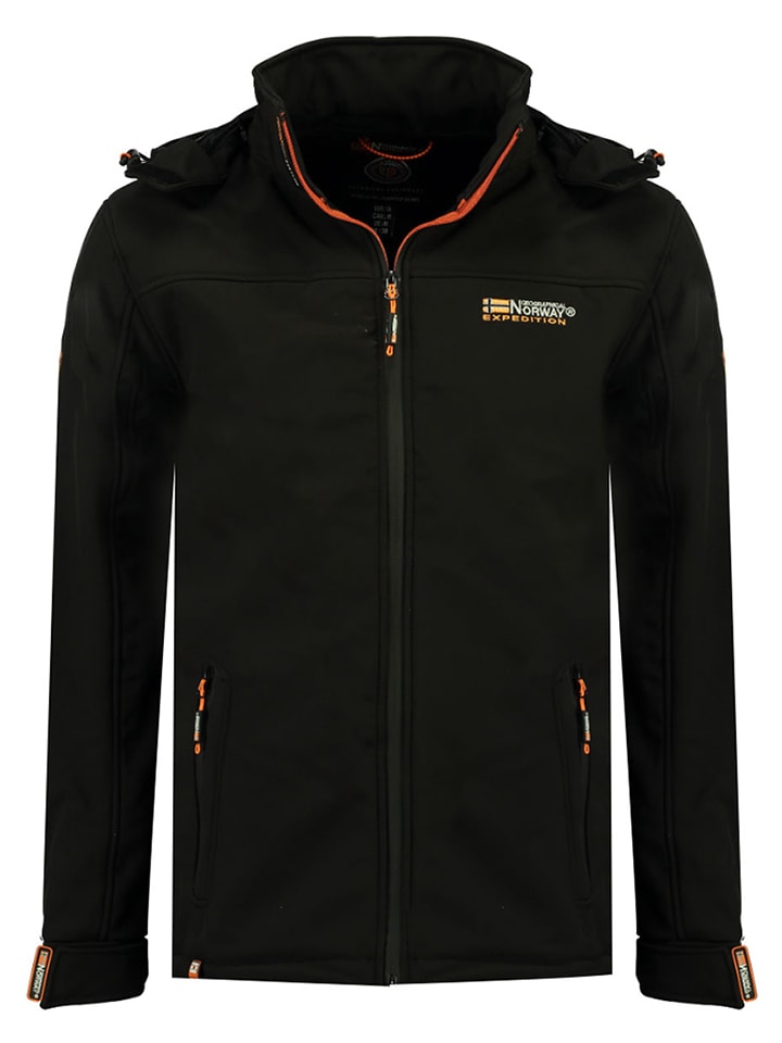 Geographical Norway Kurtka softshellowa w kolorze czarnym rozmiar: 3XL