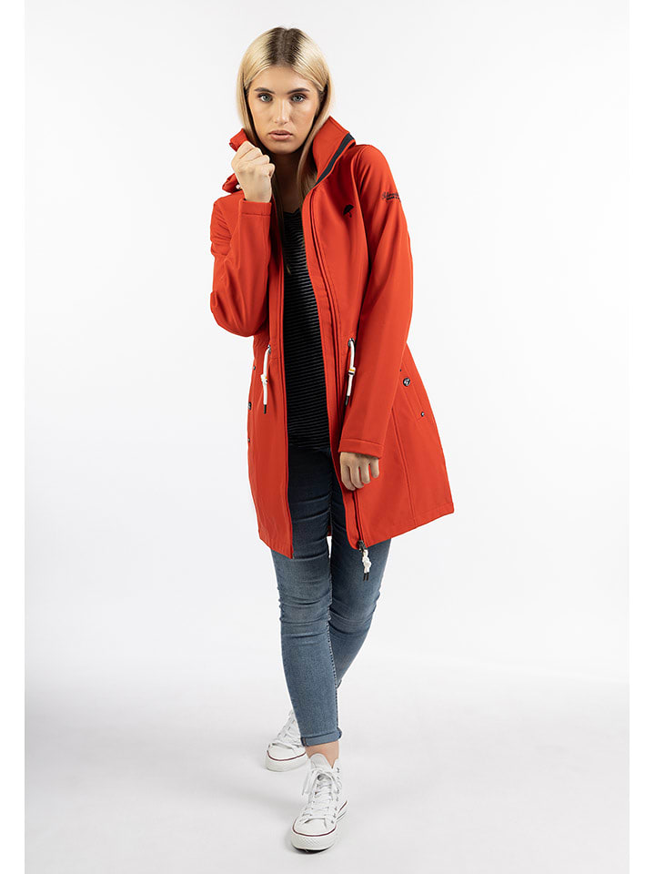 Schmuddelwedda Płaszcz softshellowy w kolorze czerwonym rozmiar: M