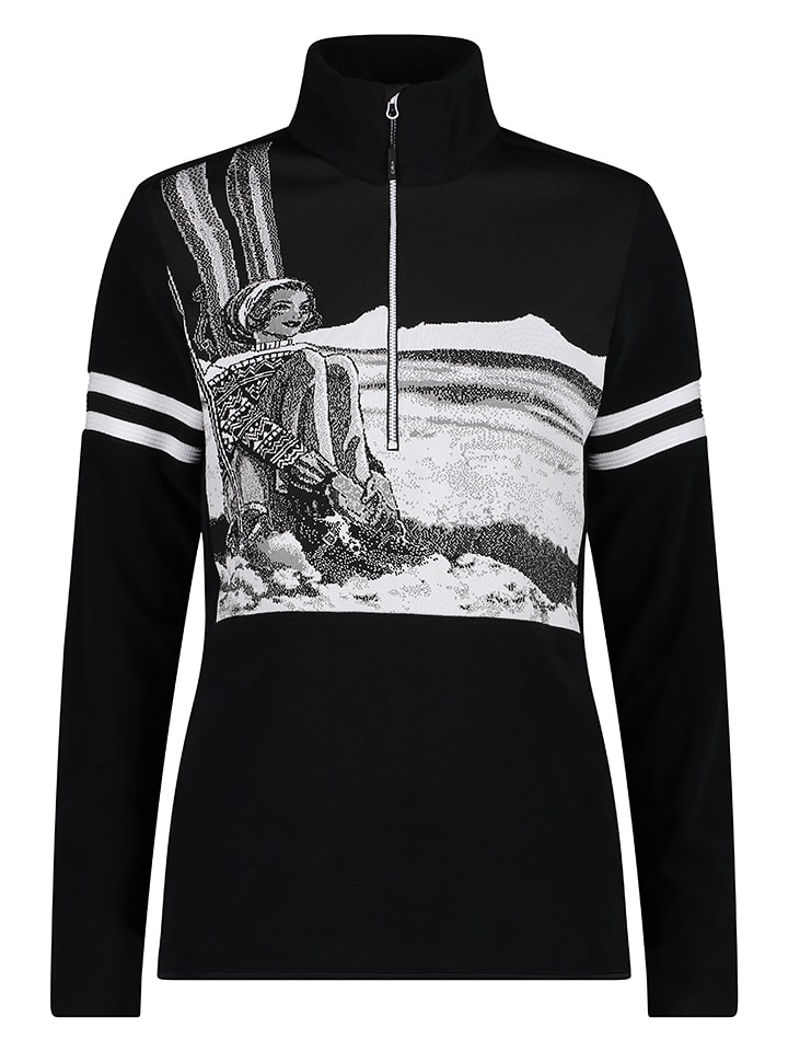 CMP Bluza polarowa w kolorze czarnym rozmiar: 42