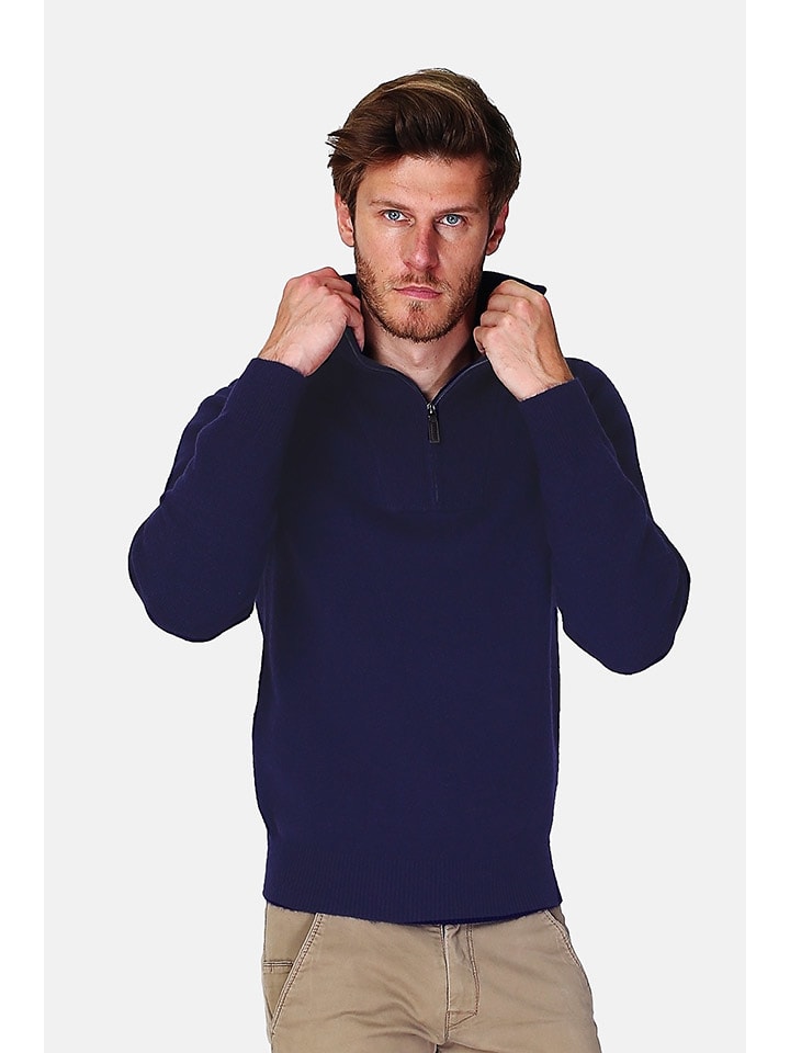 William de Faye Sweter w kolorze granatowym rozmiar: 48