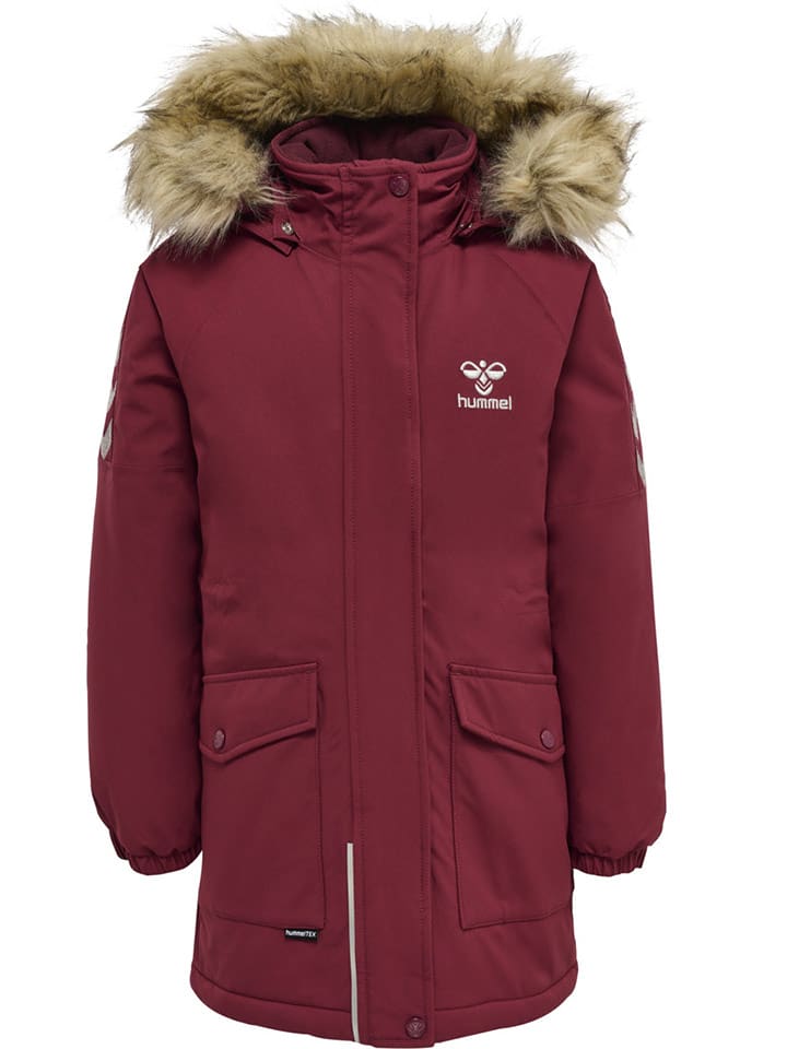 Hummel Parka "Root" w kolorze czerwonym rozmiar: 140