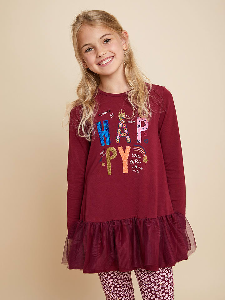 lamino Tunika w kolorze czerwonym rozmiar: 110