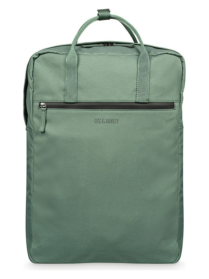 FITZ&HUXLEY Plecak "Ocean" w kolorze zielonym - 32 x 44 x 12 cm rozmiar: onesize