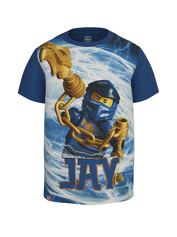 LEGO Koszulka "LEGO Ninjago" w kolorze niebieskim rozmiar: 98