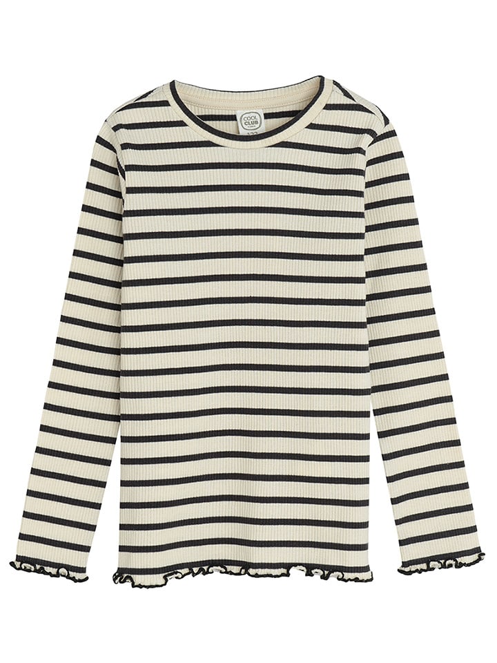 COOL CLUB Koszulka w kolorze kremowo-czarnym rozmiar: 122