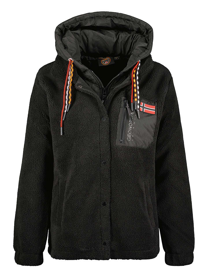 Geographical Norway Kurtka polarowa "Ugovanah" w kolorze czarnym rozmiar: S