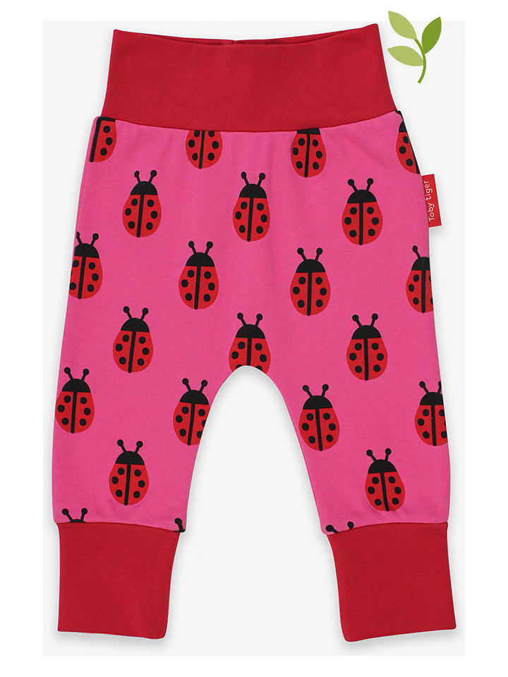 Toby Tiger Spodnie w kolorze różowym rozmiar: 86