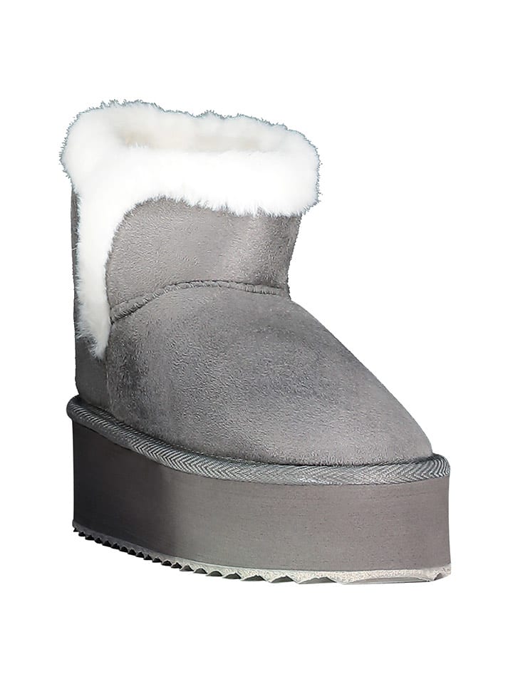 Geographical Norway Botki zimowe "Oslo" w kolorze szarym rozmiar: 39
