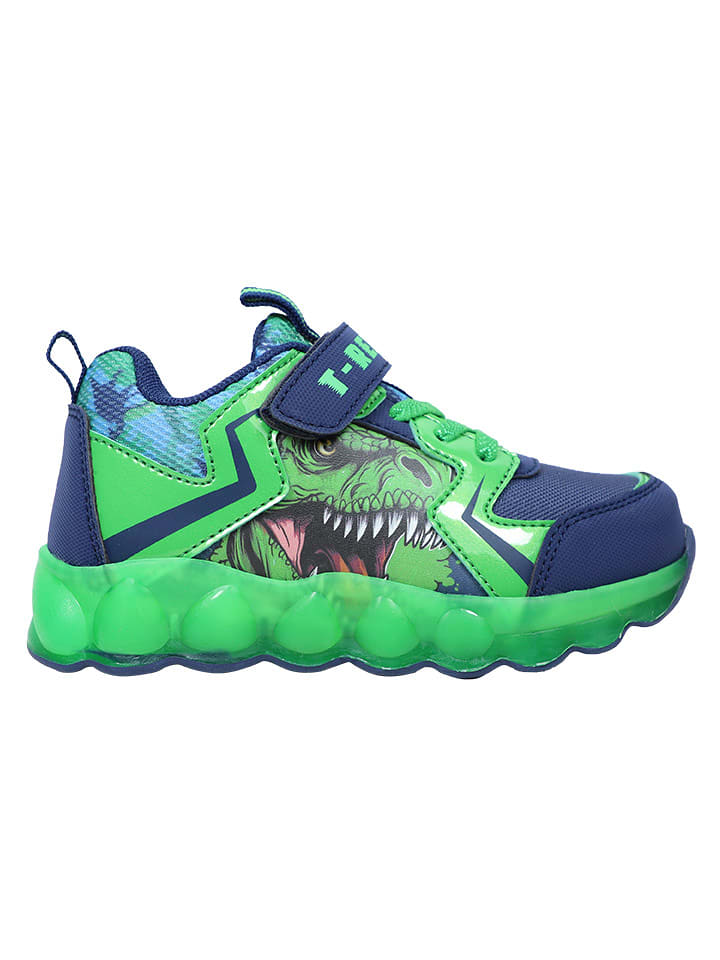 Dinosaur Sneakersy w kolorze zielono-granatowym rozmiar: 26