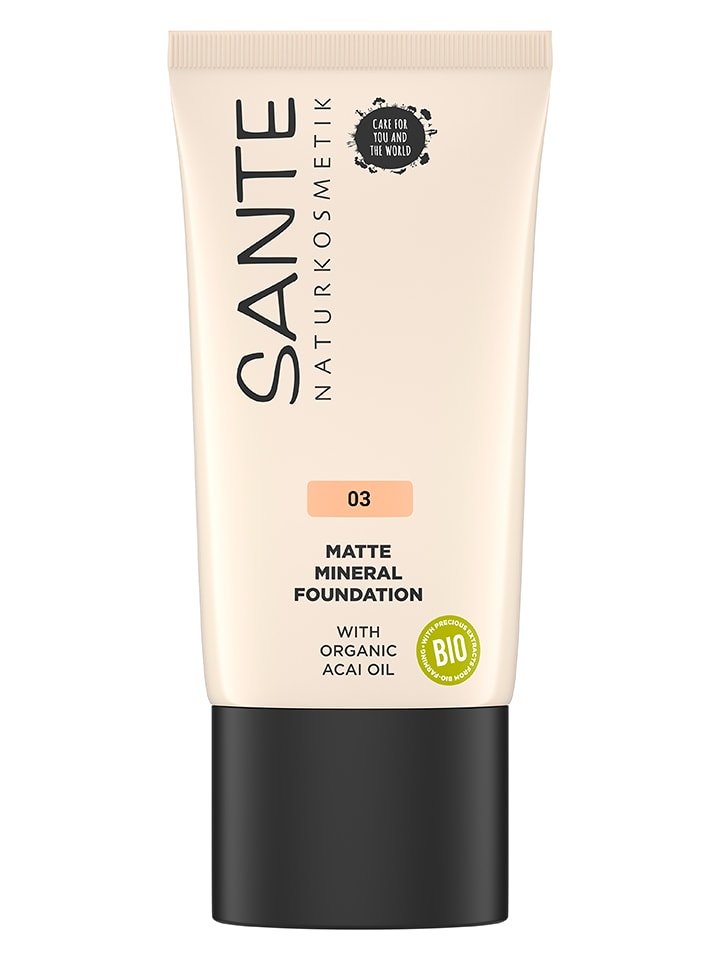 Sante Podkład "Matte Mineral - 03 Neutral Beige" - 30 ml rozmiar: onesize